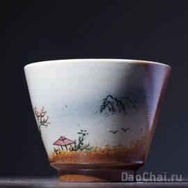 Пиала 120мл, керамика, ручная роспись (52020)-