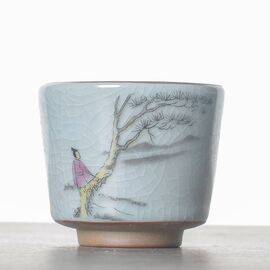 Пиала 75мл "Дерево", керамика жу яо (52793)-