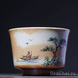 Пиала 110мл, керамика, ручная роспись (52022)-