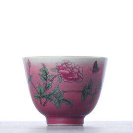 Пиала 95мл "Китайская роза", фарфор (52953)-