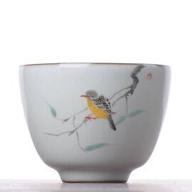 Пиала 100мл "Птица", жу яо (52984)-