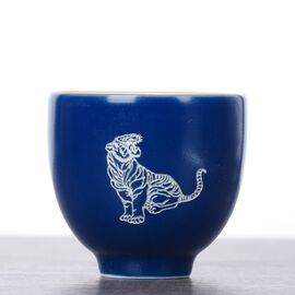 Пиала 90мл "Тигр", фарфор (53121)-