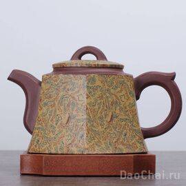 Чайник 240мл "Золотой колокол", сплетенная глина (79026)-