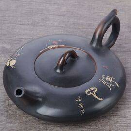 Чайник 160мл "Рыбак", цзяньшуйская керамика (790178)-