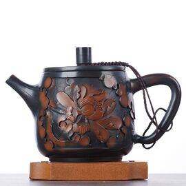 Чайник 290мл "Лотосовый пруд", цзяньшуйская керамика (790215)-