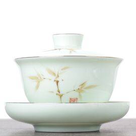 Гайвань 180мл "Ветка бамбука", ручная роспись (500288)-