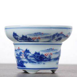 Сито с подставкой "Пейзаж", фарфор (81464)-