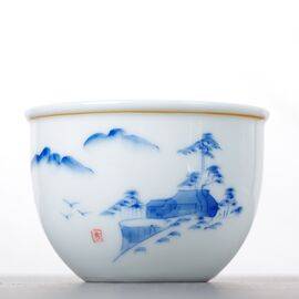 Пиала 135мл "Пейзаж", цинхуа (53187)-