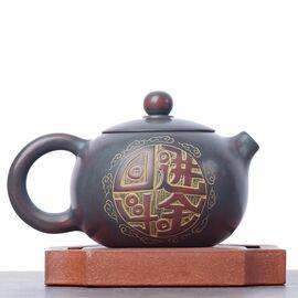 Чайник 140мл "Золото", циньчжоуская керамика (78207)-