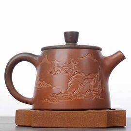 Чайник 130мл "Пейзаж", циньчжоуская керамика (78272)-