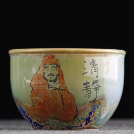 Пиала 75мл "Безмятежность", керамика из Цзиндечжень (401053)-