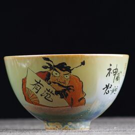 Пиала 125мл "Чжун Куй - борец с духами", керамика из Цзиндечжень (401066)-