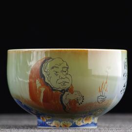 Пиала 105мл "Бодхидхарма - Дамо", керамика из Цзиндечжень (401028)-
