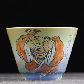 Пиала 75мл "Чжун Куй - борец с духами", керамика из Цзиндечжень (401038)-