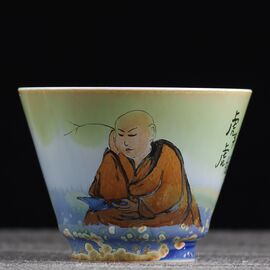 Пиала 75мл "Чтение", керамика из Цзиндечжень (401076)-