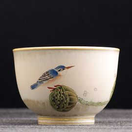 Пиала 125мл "Коробочка лотоса", керамика из Цзиндечжень (401155)-