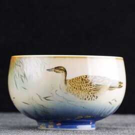 Пиала 125мл "Утка", фарфор из Цзиндечжень (401174)-