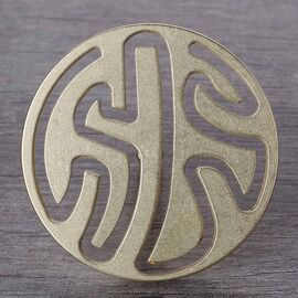 Штамп для укладки благовоний "Вода - элементы Фен Шуй", 6см (111086)-