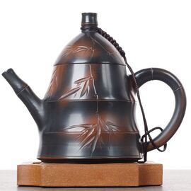 Чайник 165мл "Бамбуковый росток", цзяньшуйская керамика (790245)-