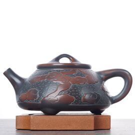 Чайник 235мл "Благовещие облака", циньчжоуская керамика (78328)-