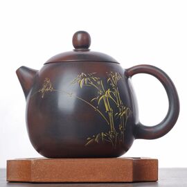 Чайник 220мл "Бамбук", циньчжоуская керамика (78305)-