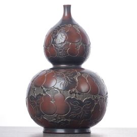 Вазочка 18,5см "Тыквы-горлянки", циньчжоуская керамика (94046)-