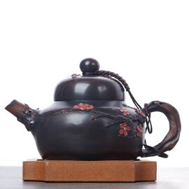 Чайник 170мл "Гунчунь - цветущая слива", цзяньшуйская керамика (790248)-
