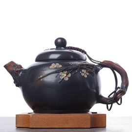 Чайник 265мл "Гунчунь - цветущая слива", цзяньшуйская керамика (790256)-
