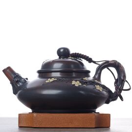 Чайник 190мл "Гунчунь - цветущая слива", цзяньшуйская керамика (790252)-