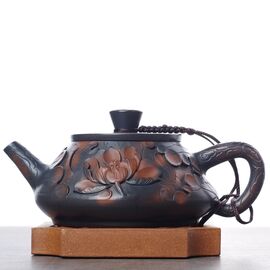 Чайник 190мл "Лотос", цзяньшуйская керамика (790261)-