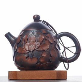 Чайник 255мл "Лотосовый пруд", цзяньшуйская керамика (790206)-