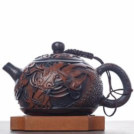 Чайник 260мл "Дракон Тяньлун", цзяньшуйская керамика (790272)-