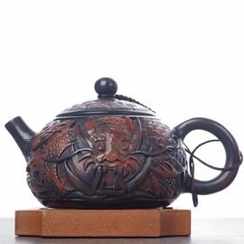 Чайник 225мл "Море драконов", цзяньшуйская керамика (790273)-