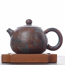 Чайник 120мл "Гинкго Билоба", циньчжоуская керамика (78343)-