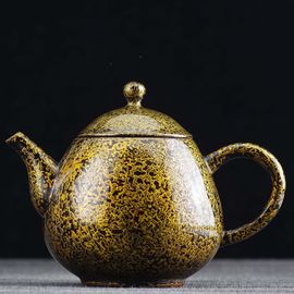 Чайник 200мл "Кожа носорога", лаковая роспись, исинская глина (79248)-