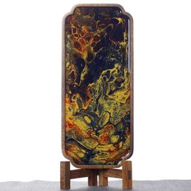 Столик Ганьпао "Для сухого заваривания", лаковая роспись (71020)-