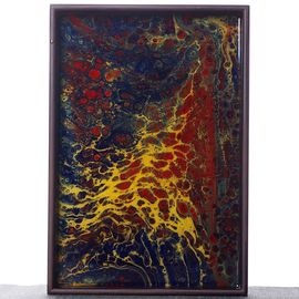 Столик Ганьпао "Для сухого заваривания", лаковая роспись (71037)-