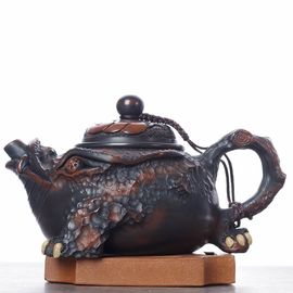 Чайник 265мл "Жаба", цзяньшуйская керамика (790276)-