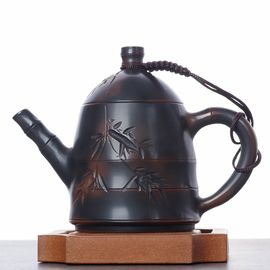 Чайник 180мл "Бамбуковый росток", цзяньшуйская керамика (790307)-