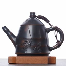 Чайник 185мл "Бамбуковый росток", цзяньшуйская керамика (790308)-