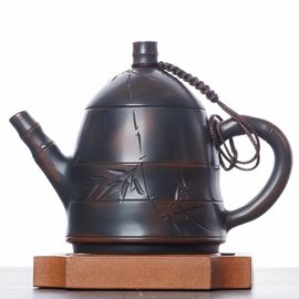 Чайник 195мл "Бамбуковый росток", цзяньшуйская керамика (790309)-