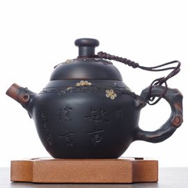 Чайник 140мл "Гунчунь - цветущая слива", цзяньшуйская керамика (790323)-