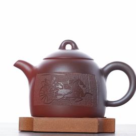Чайник 240мл "Колесница императора", исинская глина (79316)-