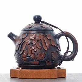 Чайник 220мл "Лотосовый пруд", цзяньшуйская керамика (790346)-