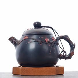 Чайник 240мл "Гунчунь - цветущая слива", цзяньшуйская керамика (790342)-