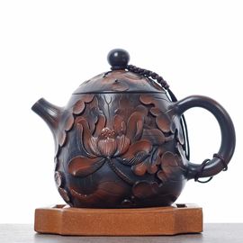 Чайник 210мл "Лотосовый пруд", цзяньшуйская керамика (790330)-