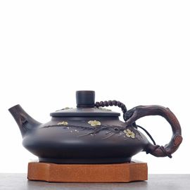 Чайник 150мл "Гунчунь - цветущая слива", цзяньшуйская керамика (790340)-