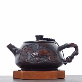 Чайник 215мл "Гунчунь - цветущая слива", цзяньшуйская керамика (790329)-