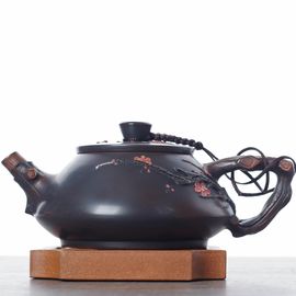 Чайник 220мл "Гунчунь - цветущая слива", цзяньшуйская керамика (790373)-