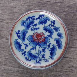 Подставка под крышку "Цветы", фаньгу цинхуа (80487)-